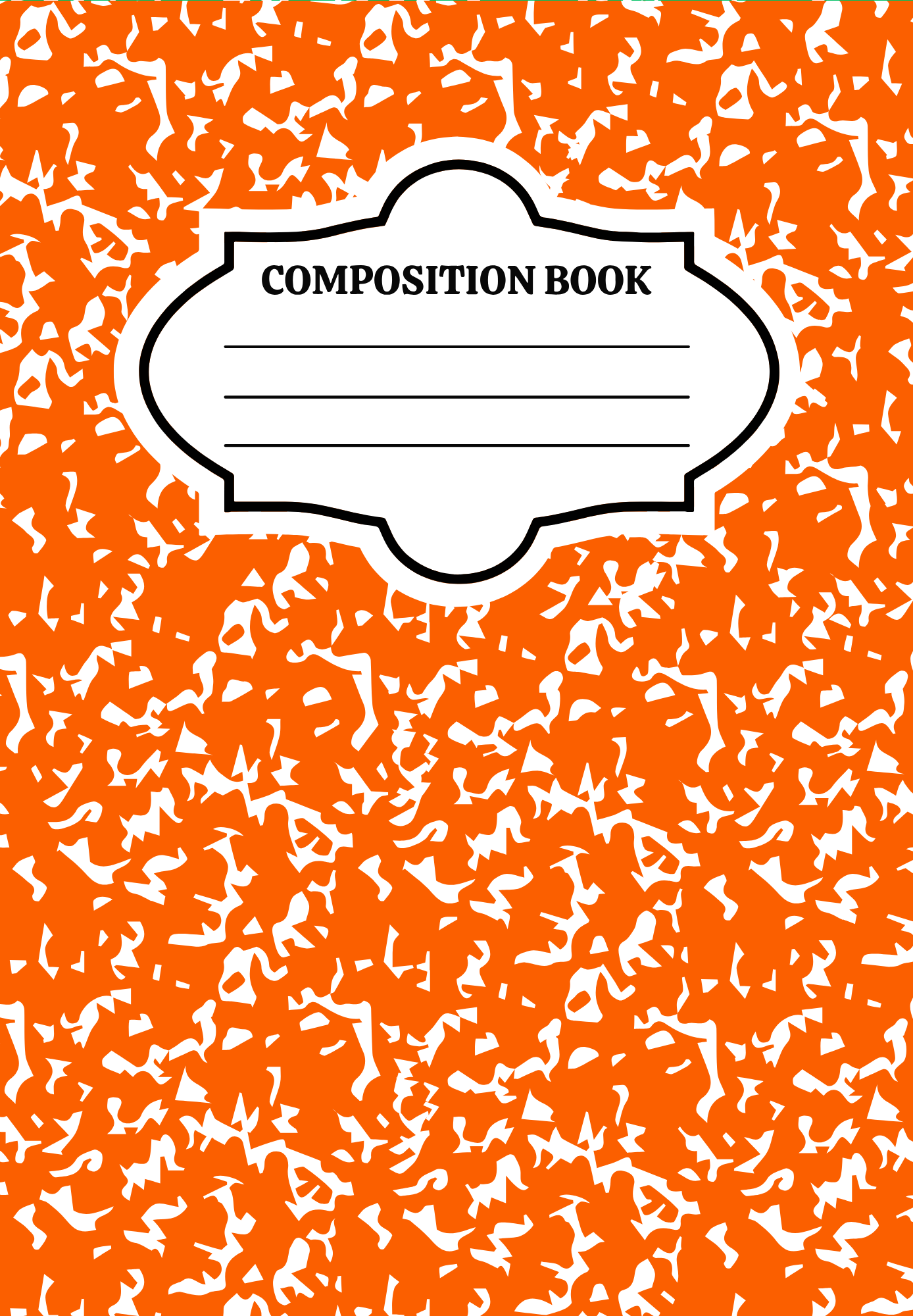 Custom Composition Notebook