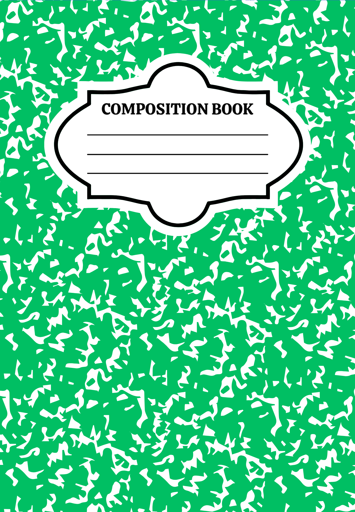 Custom Composition Notebook