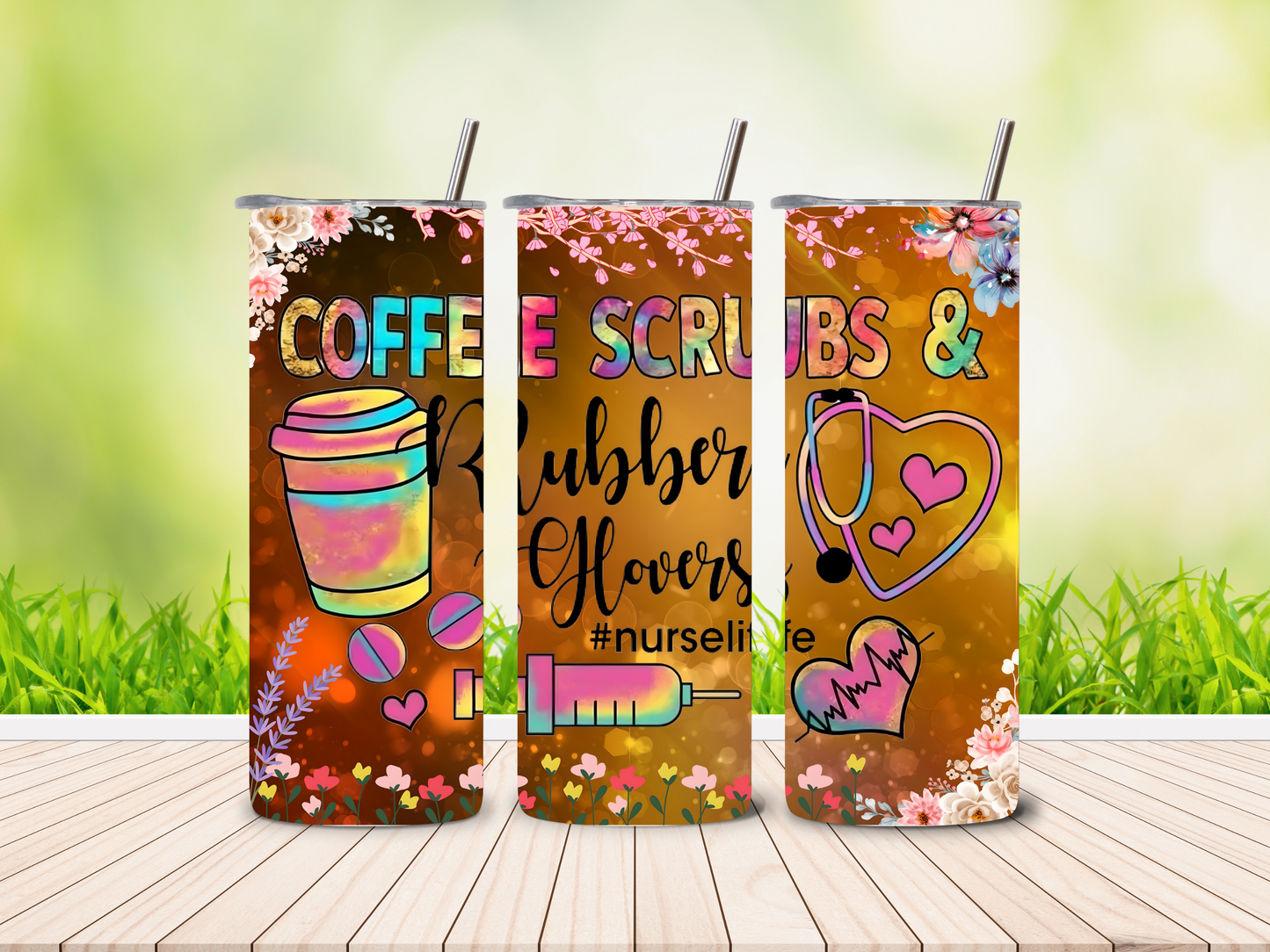 Coffee Scrubs & Rubber Gloves